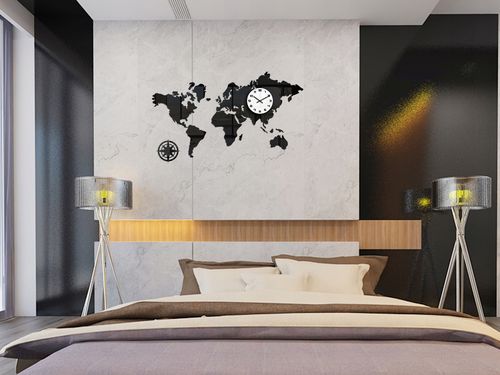 Zegar ścienny ModernClock biały 120cm na Arena.pl