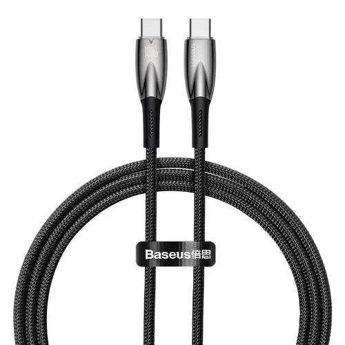 Kabel Baseus CADH000701 USB-C - USB-C PD 100W 5A 480Mb/s 1m - czarny na Arena.pl