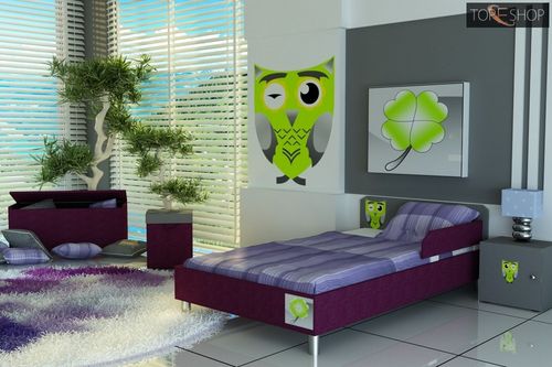 łóżko 140x80 owl basic na Arena.pl