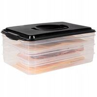 Pojemnik KUCHENNNY piętrowy do przechowywania żywności wędlin sera