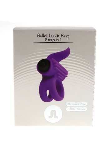 pierścień wibrator   bullet lastic ring.func:1.medical silicon. violet na Arena.pl