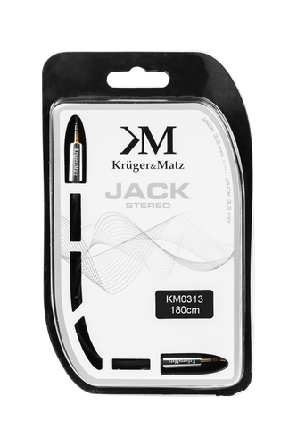 Kabel mini Jack 3,5mm AUX 1,8m Kruger&Matz na Arena.pl