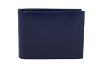 Portfel skórzany męski - Barberini's - Granatowy