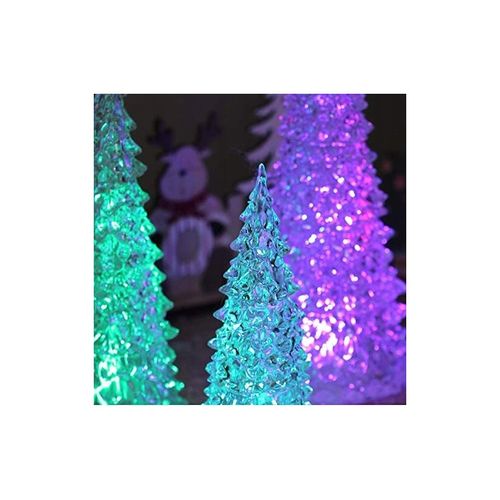 choinka świecąca led na baterię plastik świąteczna mikołajki 27cm lamp39 na Arena.pl