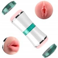 SZTUCZNA POCHWA USTA PODWÓJNY SEX MASTURBATOR