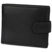 portfel męski skórzany riki 032z - czarny