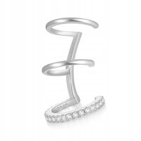 Fraise NAUSZNICA srebrna S925 z cyrkoniami