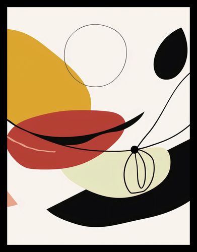 Plakat 50x65cm Geometryczna Krzywizna na Arena.pl