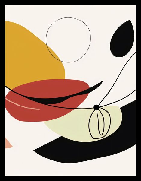 Plakat 50x65cm Geometryczna Krzywizna zdjęcie 2