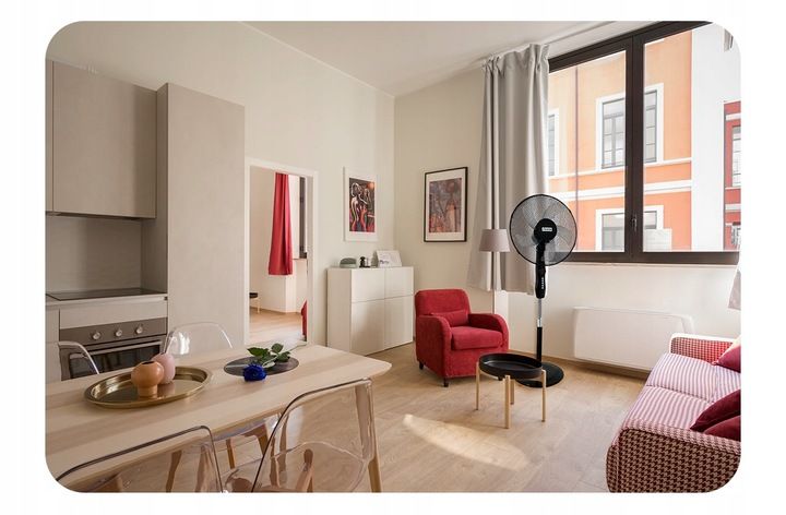 Wentylator podłogowy HAXON DAX wiatrak stojący 5 łopatek timer + pilot zdjęcie 10