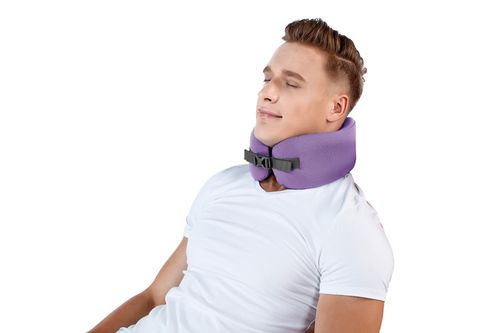 Poduszka podróżna EASY NAP duża lawendowa na Arena.pl