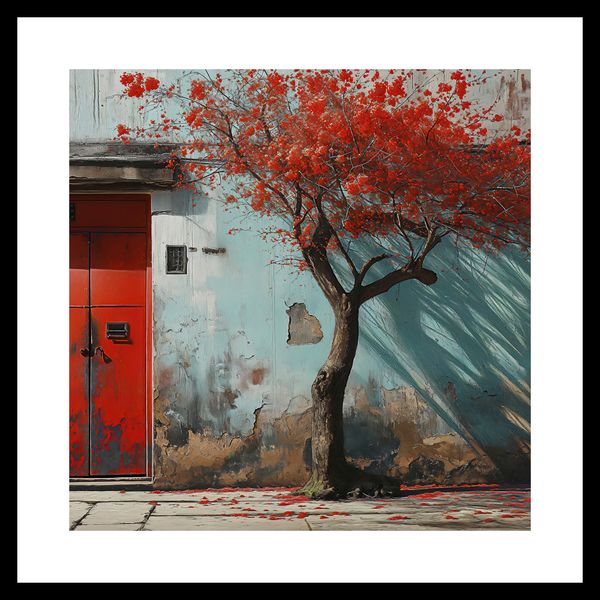 Plakat 40x40cm Widok Na Dawne zdjęcie 3