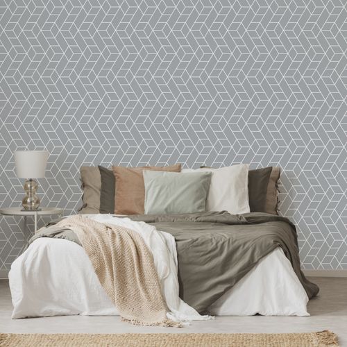 Tapeta Do Salonu Nowoczesne Wzory GEOMETRYCZNE 3D na Arena.pl