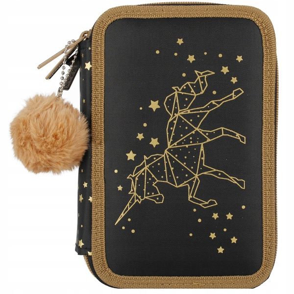 PIÓRNIK TRZYKOMOROWY Z WYPOSAŻENIEM DLA DZIEWCZYNKI ZŁOTY KOTEK JEDNOROŻEC zdjęcie 7