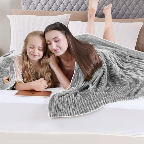 Koc elektryczny 160x180 cm ANGER szary na Arena.pl