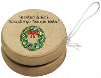 nadruk UV Drewniane JOJO prezent na święta mikołajki TWÓJ TEKST GRAFIKA