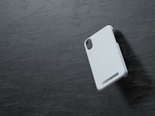 Materiałowe etui do iPhone Xs/X (Light Grey) na Arena.pl
