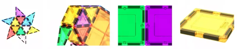 Klocki Magnetyczne, 100 Elementów zdjęcie 3