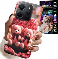 ETUI DO XIAOMI NOTE 14 4G - RODZINKA RÓŻANYCH MISIÓW SERCE + SZKŁO
