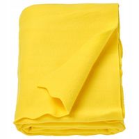 IKEA DAGGKAPOR Pled, jaskrawożółty, 130x170 cm KOCYK narzuta