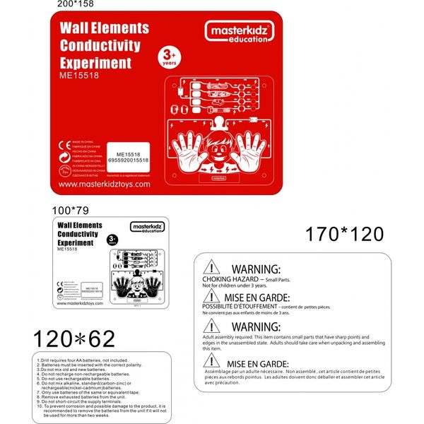 MASTERKIDZ Tablica Edukacyjna Eksperyment Przewodnictwa zdjęcie 5