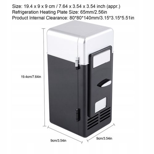 MINI LODÓWKA NAPOJE USB CIEPŁE ZIMNE na Arena.pl