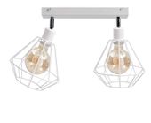 Spot 2xE27 FOSKAL WHITE