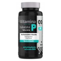 BIOORGANIC Witamina P Bajkalska 60 kaps Antyoksydacja jelita ochrona DNA