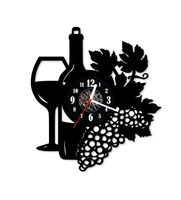Zegar ścienny z płyty winylowej 237.13 Wino