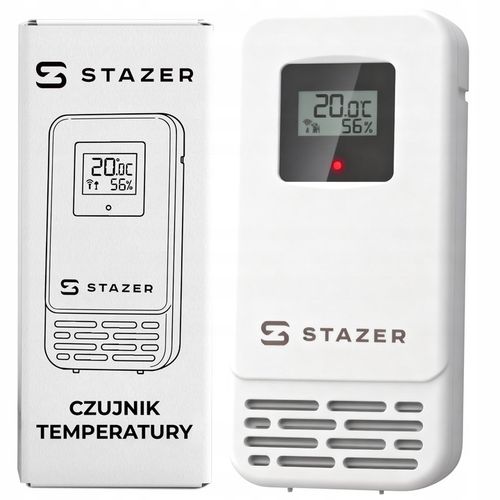 Czujnik teperatury wilgotności bezprzewodowy dodatkowy do Stazer na Arena.pl