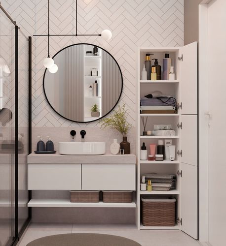 SZAFKA REGAŁ SŁUPEK 3 DRZWI MALWA S43 BIAŁY na Arena.pl