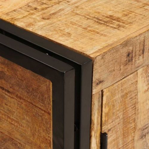 Szafka pod umywalkę 71 x 33 x 58 cm Lite drewno mango i żelazo na Arena.pl