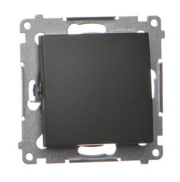 Simon54 przycisk pojedyńczy zwierny DP1.01/49 czarny mat zdjęcie 1