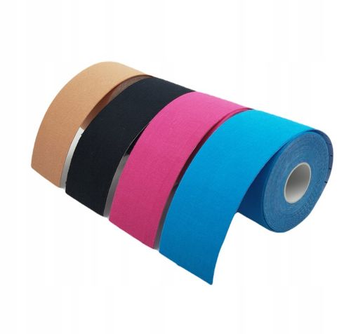 4x TAŚMA KINEZJOLOGICZNA TAPE TAPING TEJPY DO CIAŁA NA KOLANA ŁOKCIE na Arena.pl