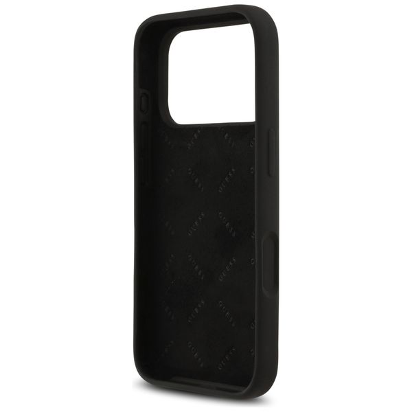 etui guess silicone big 4g script do     iphone 17 pro czarny zdjęcie 7