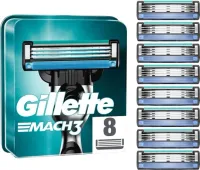 GILLETTE MACH 3 8 SZTUK OSTRA WYMIENNE WKŁADY DO MASZYNEK DO GOLENIA