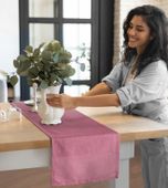 Obrus z drukowanym SUMMER 140x220 wrzosowy