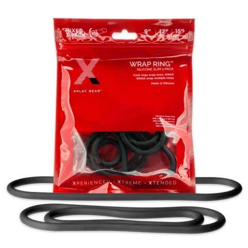 perfect fit brand zestaw 3 cienkich silikonowych pierścieni regulowanych na Arena.pl