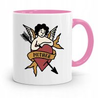 Kubek Różowy Prezent Dla Mamy Mother Prezent Z Nadrukiem Ze Zdjęciem