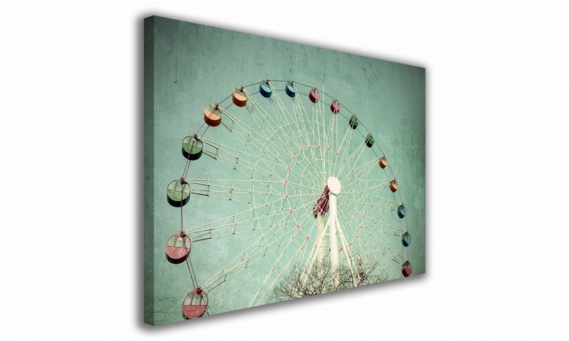 OBRAZ NA PŁÓTNIE 114 Karuzela 90x60cm zdjęcie 1