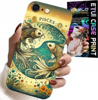 ETUI DO IPHONE ( 6 PLUS ) - ZNAK ZODIAKU, RYBA ASTRONOMIA + FOLIA