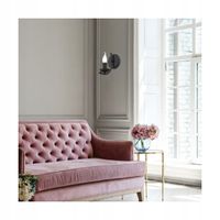 KINKIET LAMPA ŚCIENNA LAMKUR LUCY 44132 CZARNY