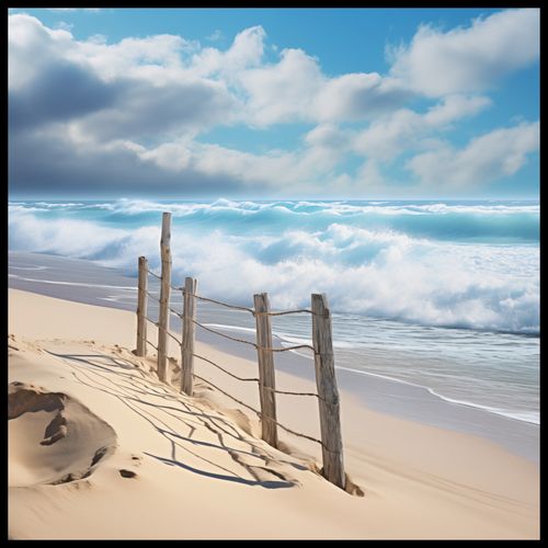 Plakat 100x100cm Szepty Oceanu na Arena.pl