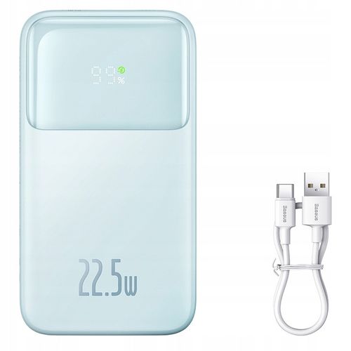 BASEUS POWER BANK SZYBKIE ŁADOWANIE 20000MAH 22.5W KABEL USB-C LIGHTNING na Arena.pl