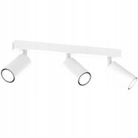 Lampa Wisząca Spot HUDSON Biały 3xGU10 40cm Lampa Sufitowa Do Pokoju Domu