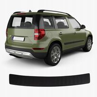 SKODA YETI 2 2013 Listwa Nakładka na Zderzak Tylni Czarna ABS