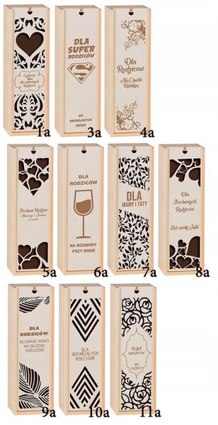 PUDEŁKO SKRZYNKA NA WINO GRAWER PREZENT ŚLUB PRIM zdjęcie 15