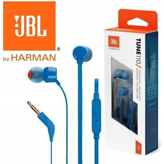 Słuchawki dokanałowe JBL T110 zdjęcie 1