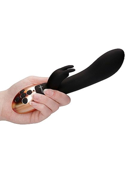 Heating Rabbit Vibrator - Opulent - Black zdjęcie 8