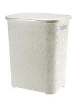 KOSZ NA BIELIZNĘ PRANIE FANCY 55 L KREM